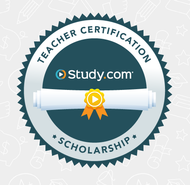 study-com teacher cert scholarship